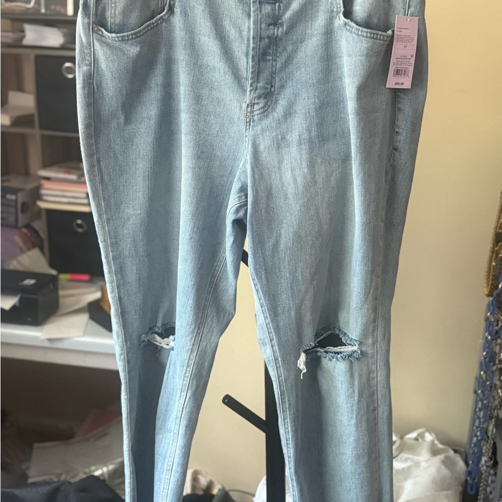 Wild Fable Blue High Rise Jeans Relaxed Fit